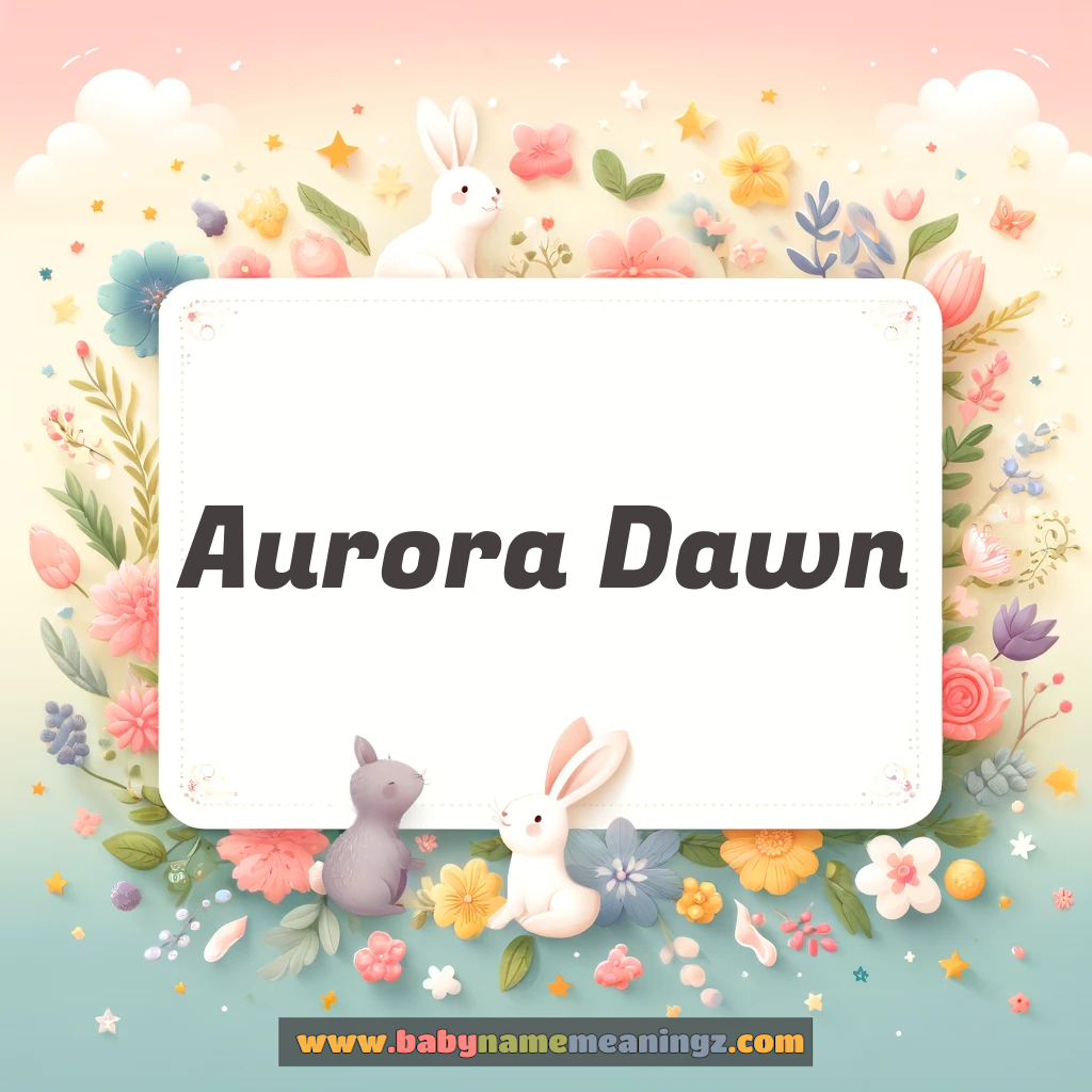 Aurora Dawn Name Meaning  ( Girl) Complete Guide